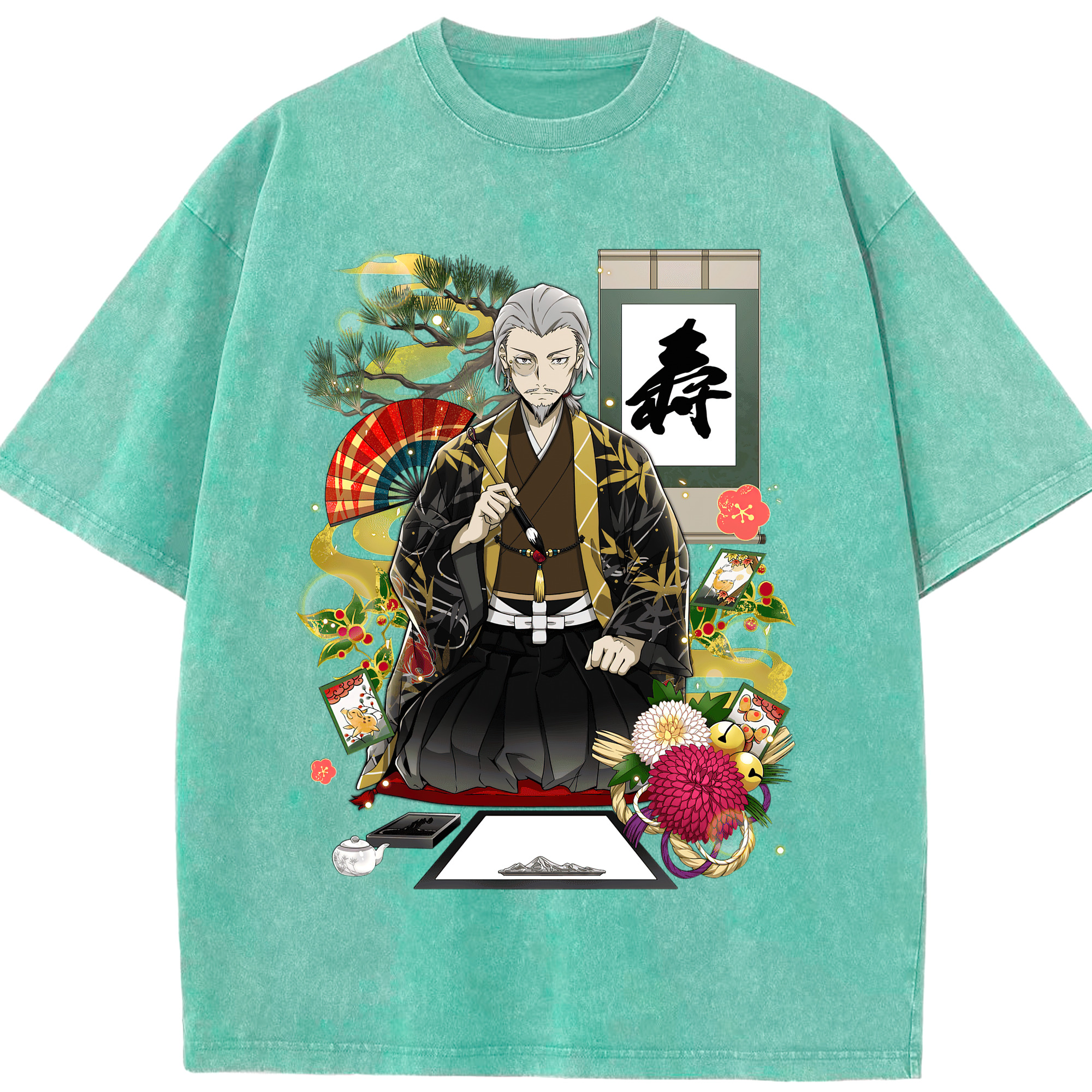 （画像用） 文豪ストレイドッグス Bungo Stray Dogs 綿100% ヴィンテージ風 半袖Tシャツ（フロントプリント）